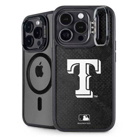 MLB Texas Rangers Jays Dark Wash iPhone 14 Pro Kickstand Case